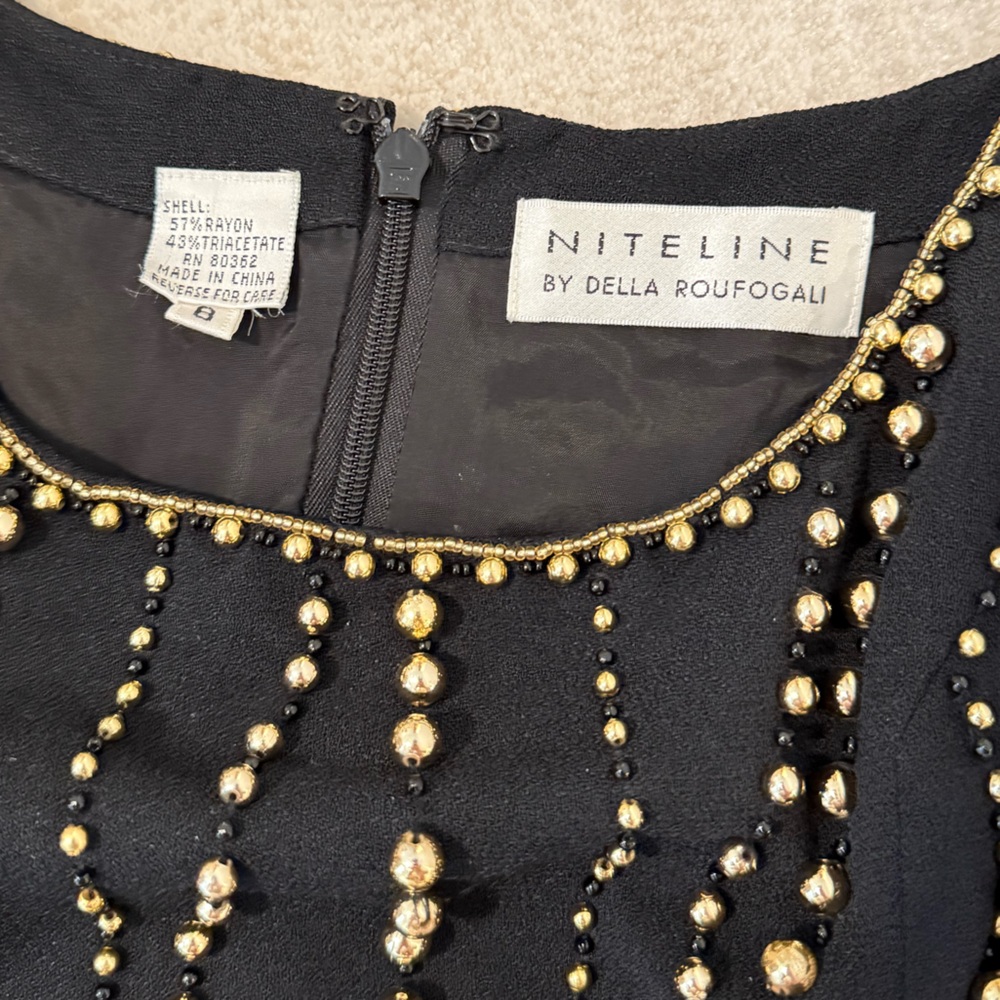 Vinatge Niteline Fully Beaded Dress - Picture 4 of 5